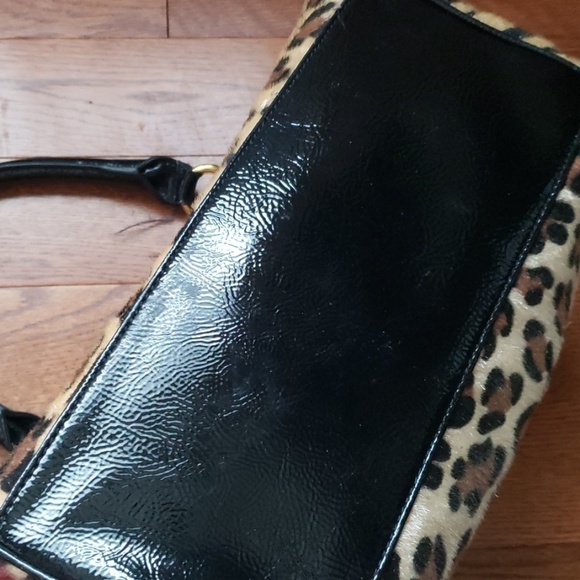 Animal PRINTS bag with gold hardware. Gently used. - Picture 5 of 12